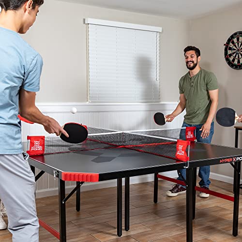 EastPoint 4-Player Table Tennis/Ping Pong Set w/ Paddles/Rackets